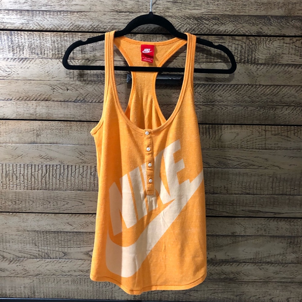 Nike Vintage Gym tank XS women Orange